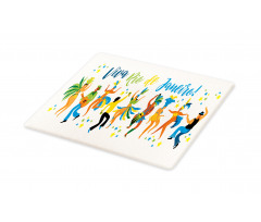 Viva Rio De Janeiro Words Cutting Board