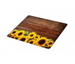 Autumn Sunflower Motif Cutting Board