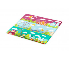 Carousels Slide Swings Cutting Board