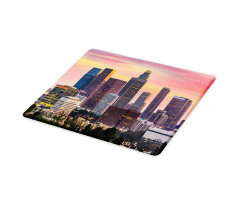 Los Angeles Skyline Orange Sky Cutting Board