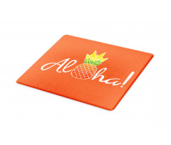 Hawaiian Theme with Pineapple Cutting Board