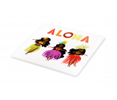 Exotic Hula Girls Dancing Cutting Board