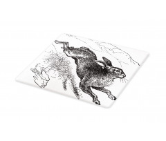 Sketchy Mountain Hare Cutting Board