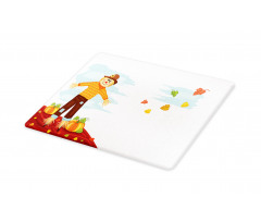 Scarecrow and Fruits Cutting Board