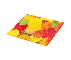 Close Shot Raindrops Cutting Board