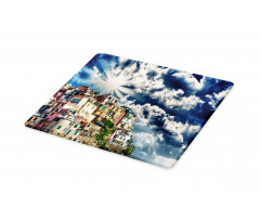 Mediterranean Coast Houses Cutting Board