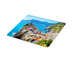 Italy Houses Cliff and Sea Cutting Board