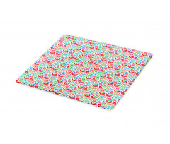 Flowers Birds and Hearts Cutting Board