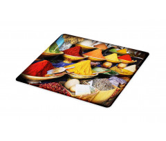 Colorful Kitchen Ingredients Cutting Board