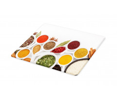 Overview of Colorful Aromas Cutting Board