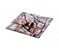 Birds on Sakura Tree Cutting Board