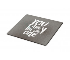 Romantic Lettering Art Cutting Board