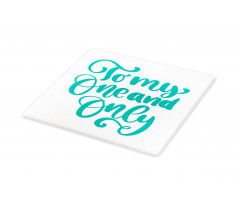 Vibrant Wording Cutting Board