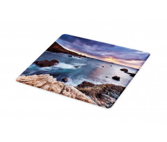 Overcast Pacific Coast Bay Cutting Board