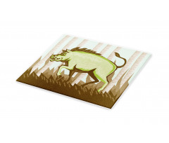 Vintage Pig Boar in Woods Cutting Board