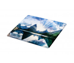 Swiftcurrent Lake Panorama Cutting Board