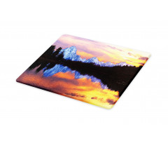 Grand Tetons View at Sunset Cutting Board