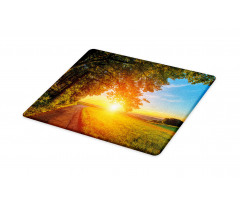 Tranquil Path at Sunset Cutting Board