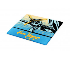 Retro Plane with Propeller Cutting Board