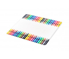 Straight Border Paint Crafts Cutting Board