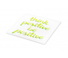 Words in Green Tone Cutting Board