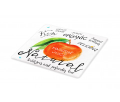 Watercolor Citrus Fruit Cutting Board