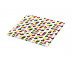 Abstract Vivid Birds Cutting Board