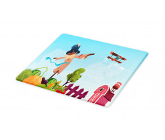 Countryside Cartoon Cutting Board