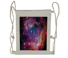 Magellanic Cloud Stars Drawstring Backpack