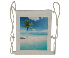 Idyllic Scenery Sunbeam Drawstring Backpack