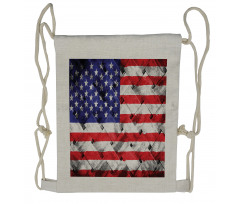 Fourth of July Day National Drawstring Backpack