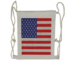 American Freedom Theme Drawstring Backpack