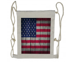 July Fourth Freedom Day Drawstring Backpack