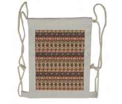 Ethnic Drawstring Backpack