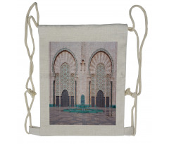 Historic Building Gate Drawstring Backpack