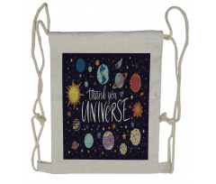 Law of Attraction Inspiration Drawstring Backpack