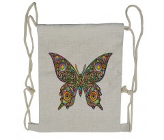 Butterfly Drawstring Backpack