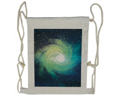 Outer Space Theme Stardust Drawstring Backpack