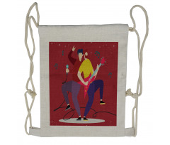 Guitarist and Vocal Drawstring Backpack