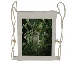 Tropical Rainforest Wild Drawstring Backpack