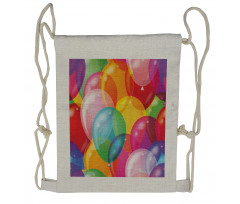 Balloons Fun Drawstring Backpack