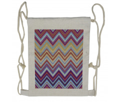 Chevron Small Strikes Drawstring Backpack