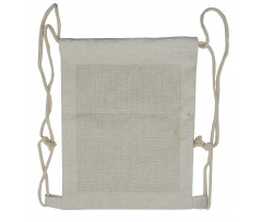 Minimal Thin Line Drawstring Backpack