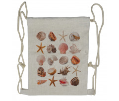 Mollusk Summer Holiday Drawstring Backpack