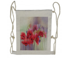 Spring Flowers Romantic Drawstring Backpack