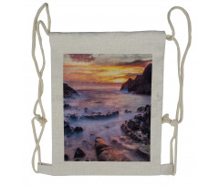 Sunrise Halona Beach Drawstring Backpack