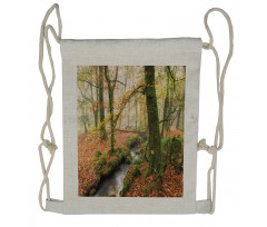 Misty Woods Cornwall Drawstring Backpack