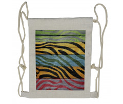 Colorful Animal Drawstring Backpack