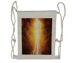 Vivid Apocalyptic Day Drawstring Backpack