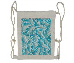 Exotic Miami Palms Drawstring Backpack